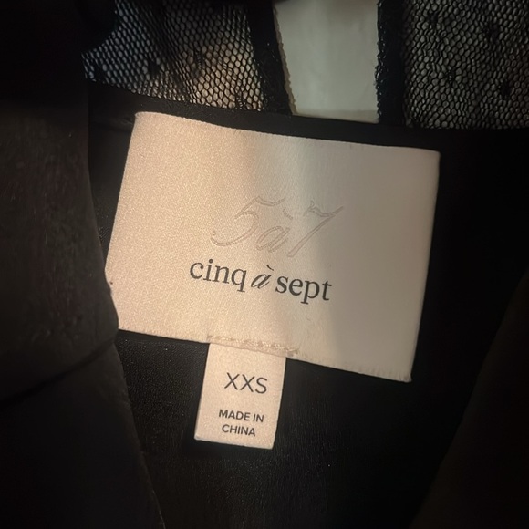 Cinq a Sept Lace Asymmetrical Top - Picture 5 of 7